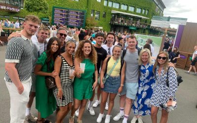 Henry Searle & Team WLTSC At Wimbledon 2023