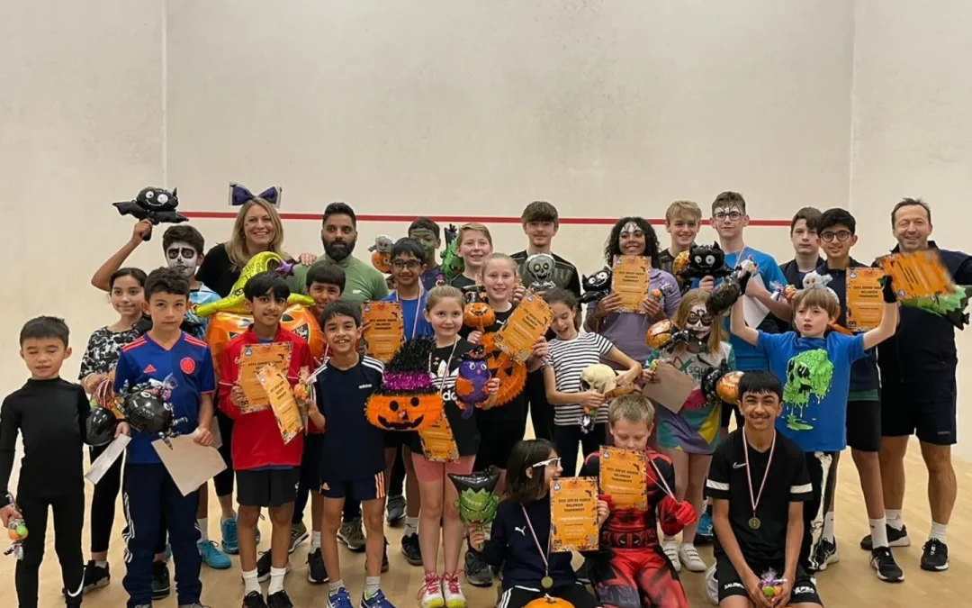Spooktacular Success at the Halloween Junior Squash Tournament!
